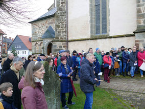 Ökumenische Feier des „Weihnachtsfriedens“ in Naumburg (Foto: Karl-Franz Thiede)